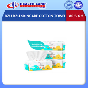 BZU BZU SKINCARE COTTON TOWEL (80'Sx2)